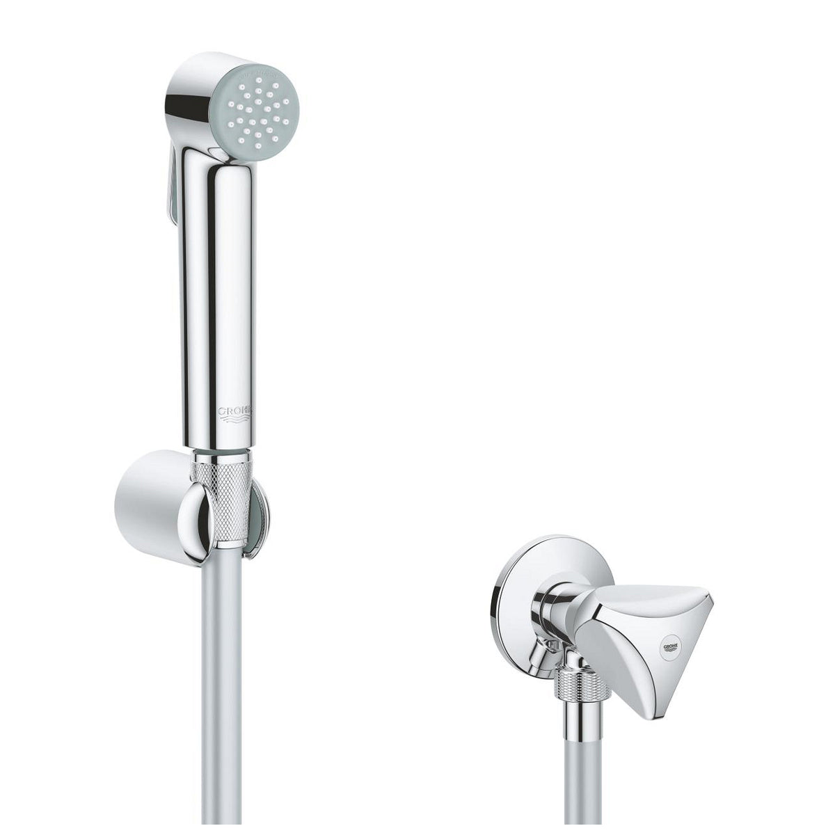 Grohe Tempesta- F  Taharet  Spreyi 30 Duvardan Askılı Set 1 Akışlı, Ara Musluk Ile Birlikte - 26357000