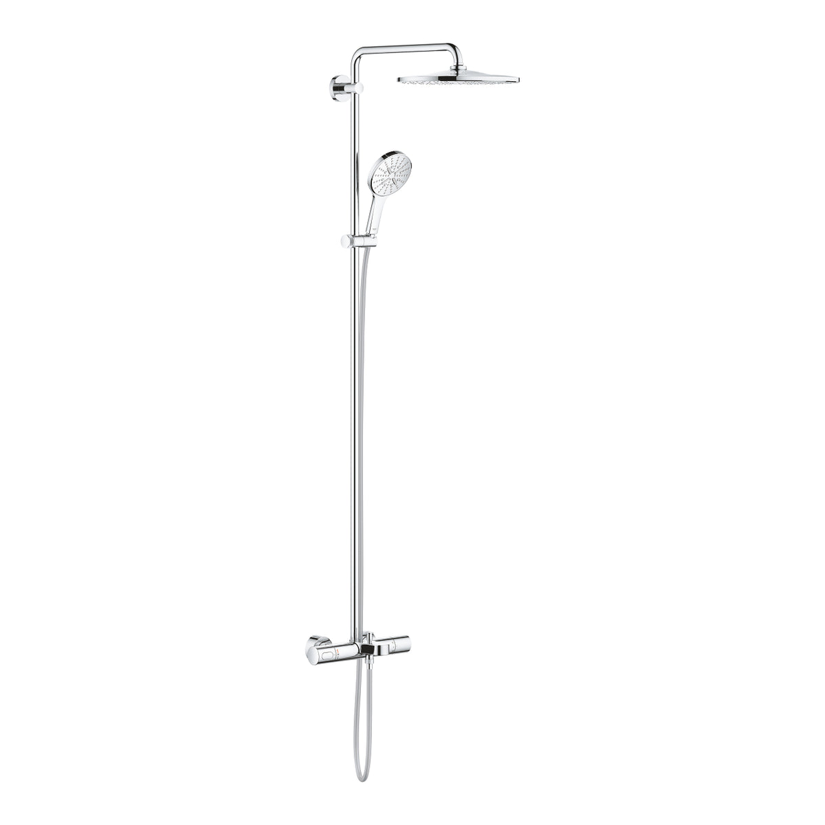 Grohe Rainshower  Smart Active 310 Duvara Monte Termostatik Bataryalı Duş Sistemi - 22119KF0