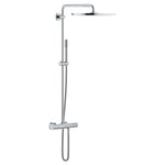 Grohe Rainshower  Smart Active 310 Duvara Monte Termostatik Bataryalı Duş Sistemi - 22119KF0