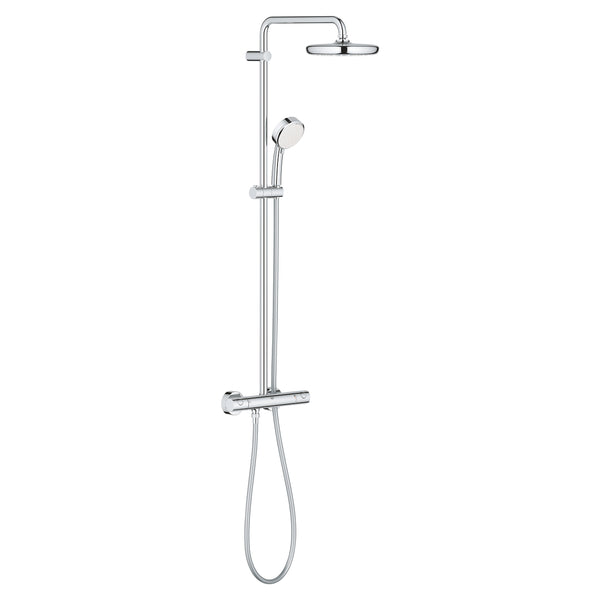 Grohe Tempesta  Cosmopolitan  System 210 Duvara Monte Termostatik Bataryalı Duş Sistemi - 27922001