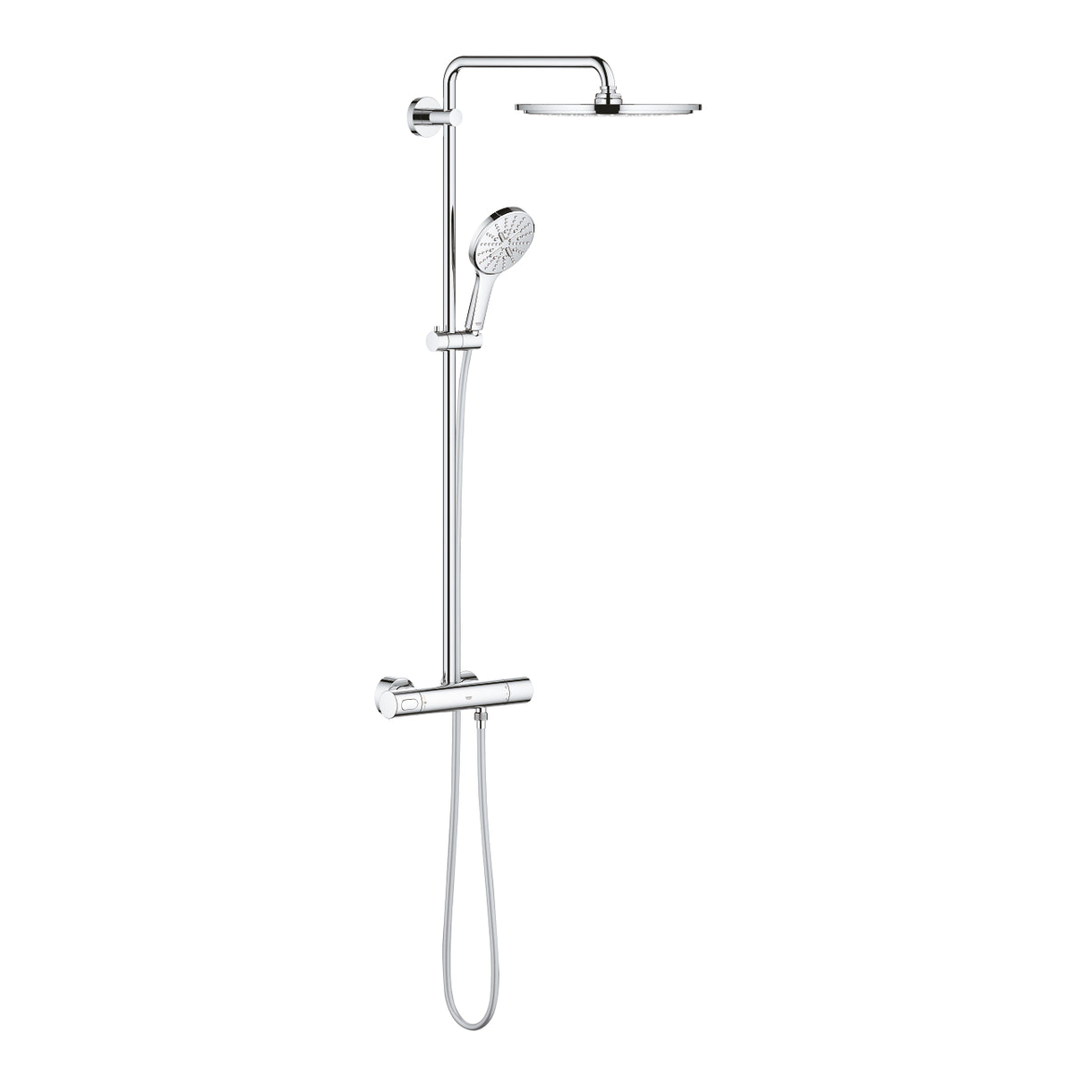 Grohe Rainshower  Smart Active 310 Duvara Monte Termostatik Bataryalı Duş Sistemi - 22119KF0