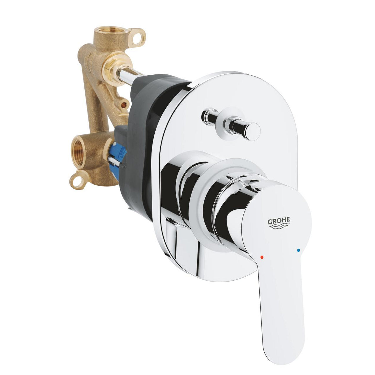 Grohe Bau Edge3 Delikli Lavabo Bataryası - 20197000