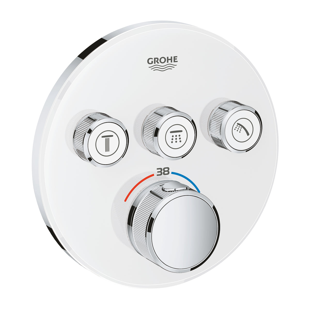 Grohe Smart Control3 Valfli Akış Kontrollü Ankastre Duş Bataryası - 29146000