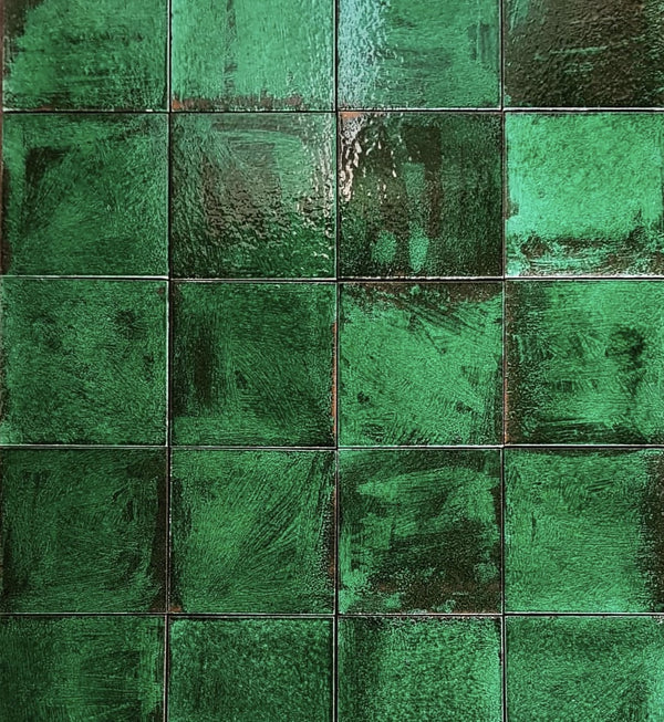 Art Mosaic Moss 10x10 El Yapımı Terracotta Seramik