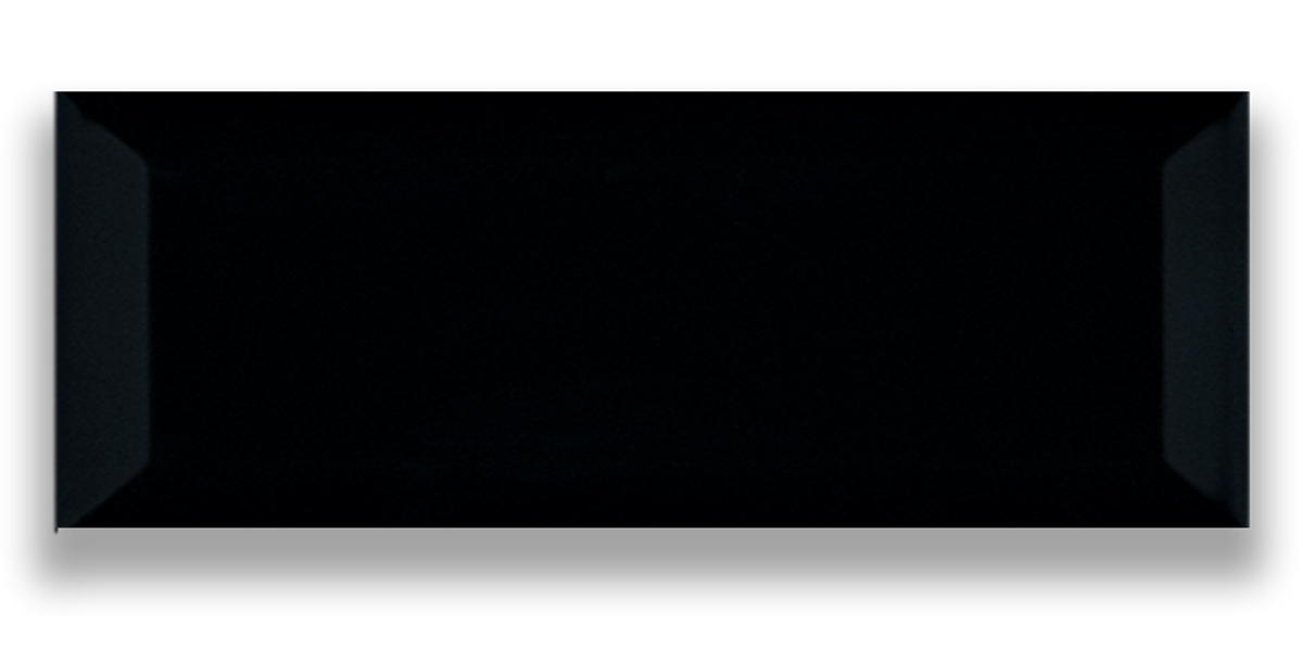 Art Mosaic Metro 10x30 / 4”x12” Black Glossy Duvar Karosu