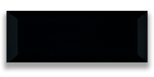 Art Mosaic Metro 10x30 / 4”x12” Black Glossy Duvar Karosu