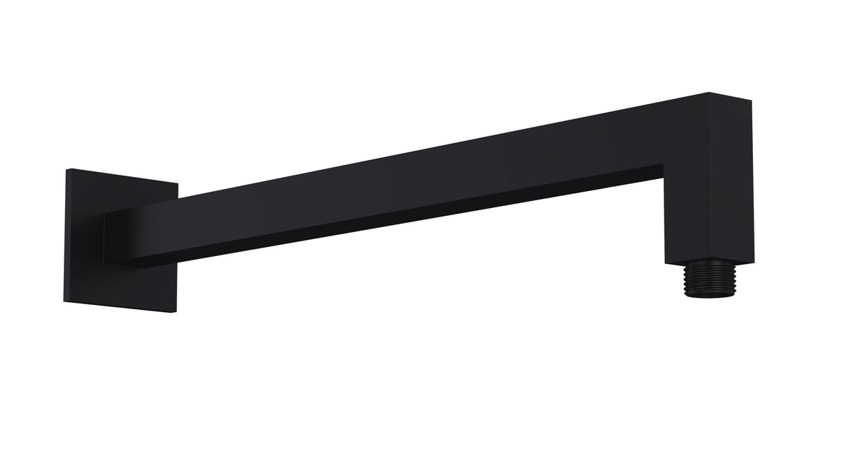Bocchi Duvardan Tepe Duşu Kolu Kare 400 Mm - Mat Si̇yah - 5750-0001-AB