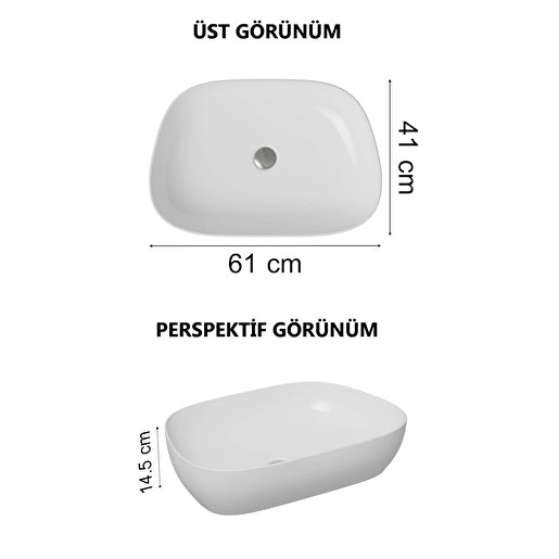 VitrA Outline Çanak Lavabo 5993B403-0016