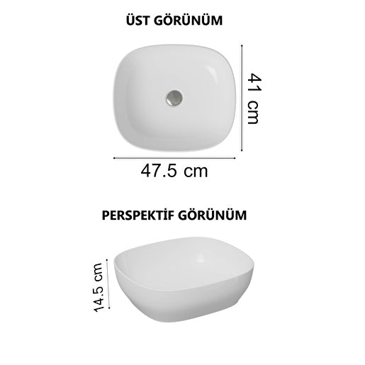 VitrA Outline Çanak Lavabo 5994B403-0016