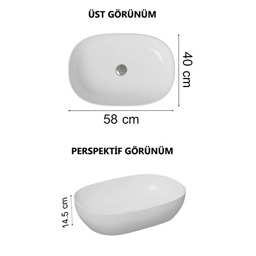 VitrA Outline Çanak Lavabo 5995B401-0016