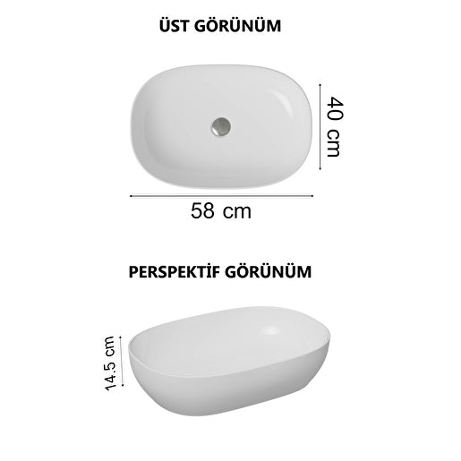 VitrA Outline Çanak Lavabo 5995B403-0016