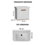 VitrA Sento Lavabo Dolabı 60785