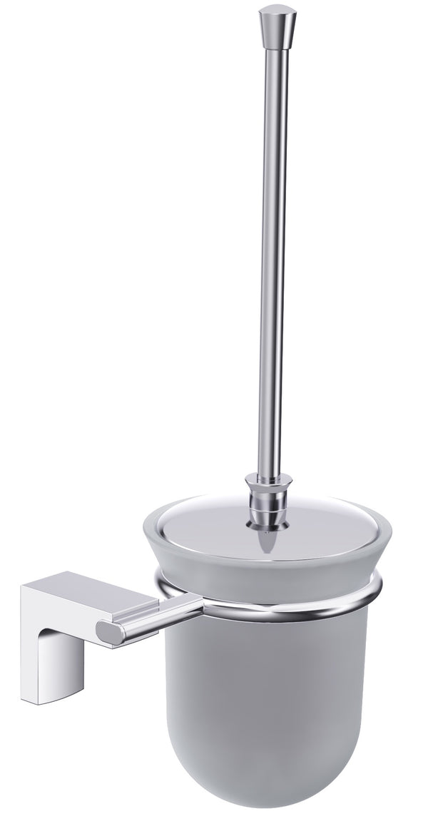 Viona Tuvalet Fırçalık (buzlu Cam) Krom