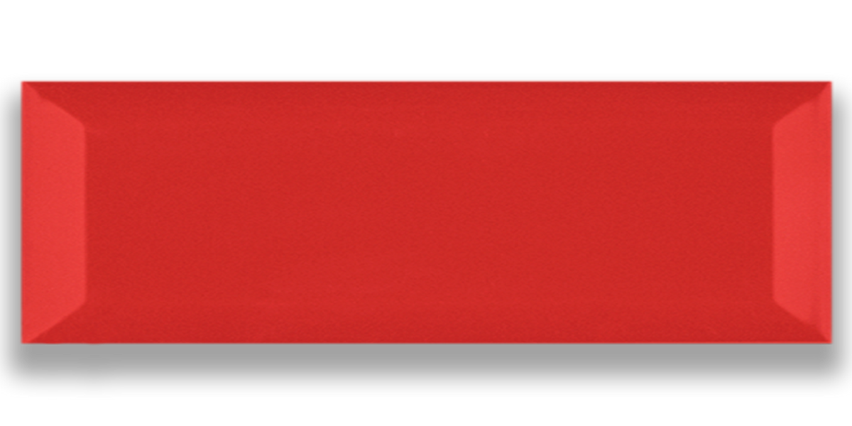 Art Mosaic Metro 10x40 / 4”x16” Red Glossy Duvar Karosu