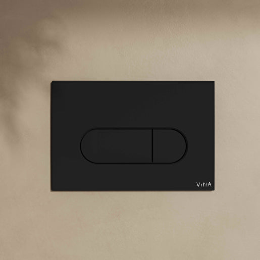 VitrA Root Round Kumanda Paneli, Mat Siyah 740-2211