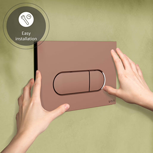 VitrA Root Round Kumanda Paneli, Soft Bakır 740-2240