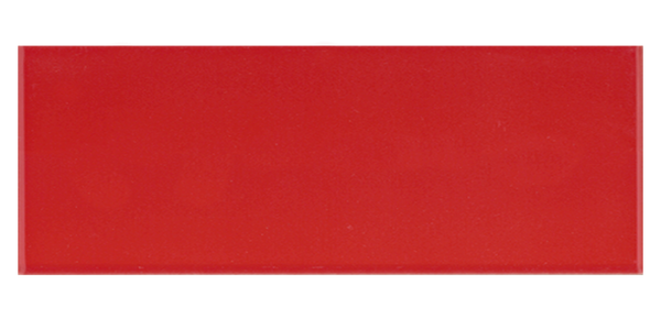 Art Mosaic Flat 10x30 / 4”x12” Red Matt Duvar Karosu