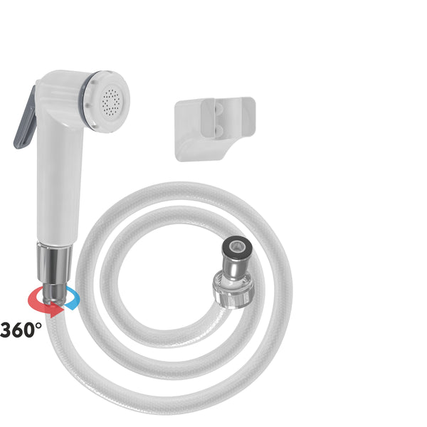 Mega Beyaz Hortumlu Dönerli Taharetmatik Takımı 1,20M