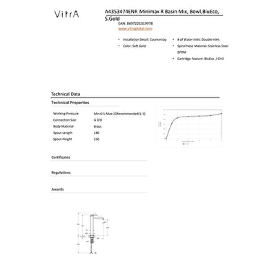 VitrA Minimax Round Çanak Lavabo Bataryası A4353474
