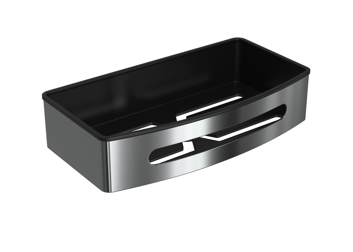 Duş Malzemelik/şampuanlık, Düz 20x20 Cm Parlak P. Çelik