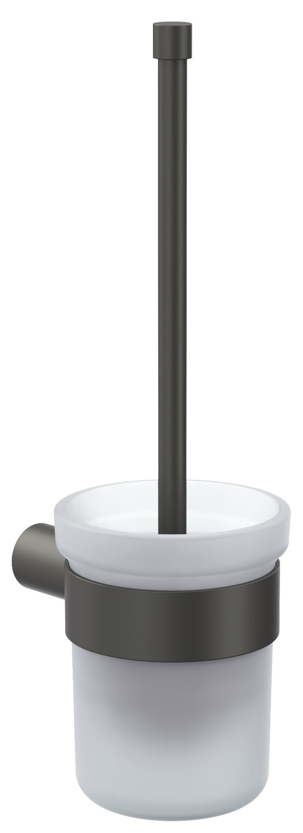 Opal Tuvalet Fırçalık (buzlu Cam) Mat Antrasıt