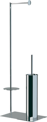 Tuvalet Kağıtlık Ve Fırçalık Ayaklı Krom