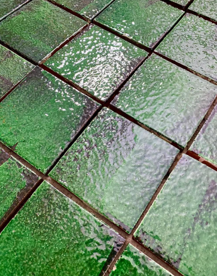 Art Mosaic Moss 10x10 El Yapımı Terracotta Seramik