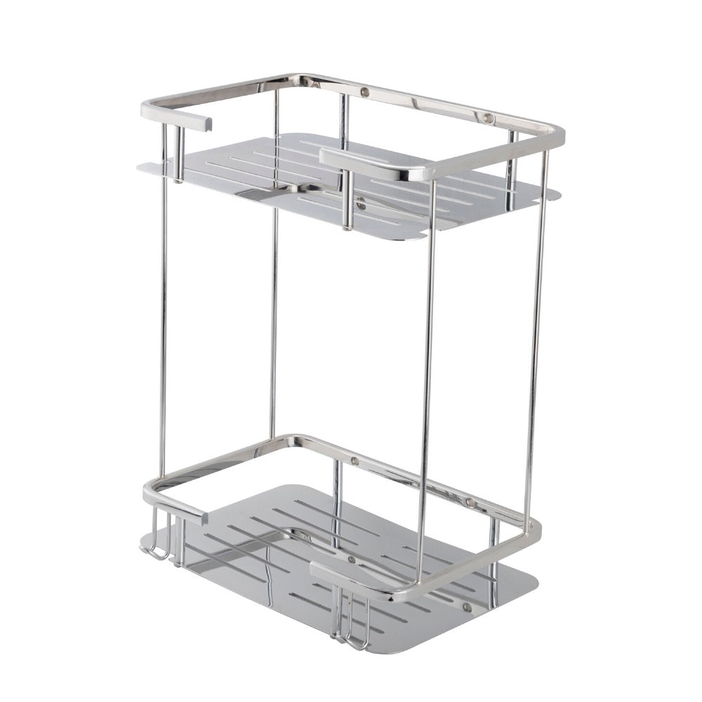 Duş Malzemelik/şampuanlık İkili 180x180 Krom