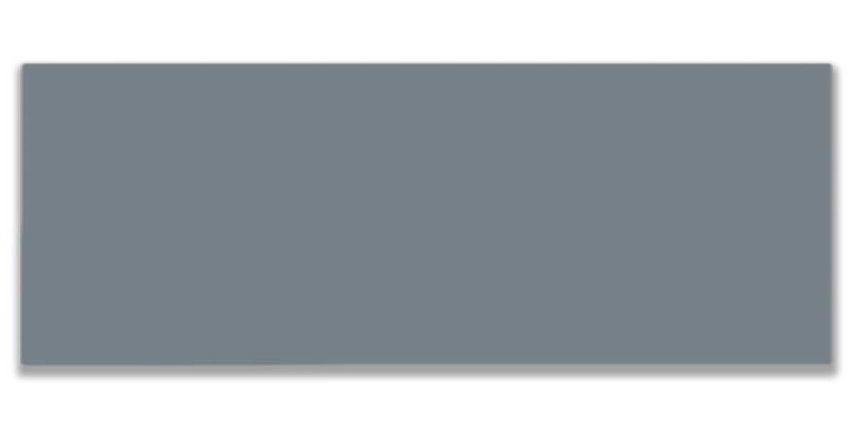 Art Mosaic Flat 10x30 / 4”x12” Grey Glossy Duvar Karosu