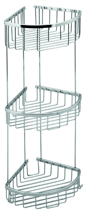 Duş Malzemelik/şampuanlık 180x180 Üçlü Krom