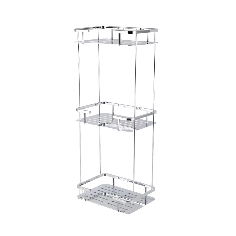 Duş Malzemelik/şampuanlık Üçlü150x220 Krom