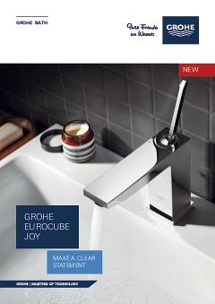 Grohe Eurocube  Joy Tek Kumandalı Lavabo Bataryası  M- Boyut - 23657000