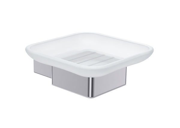 Averta Sabunluk ( Buzlu Cam) Krom