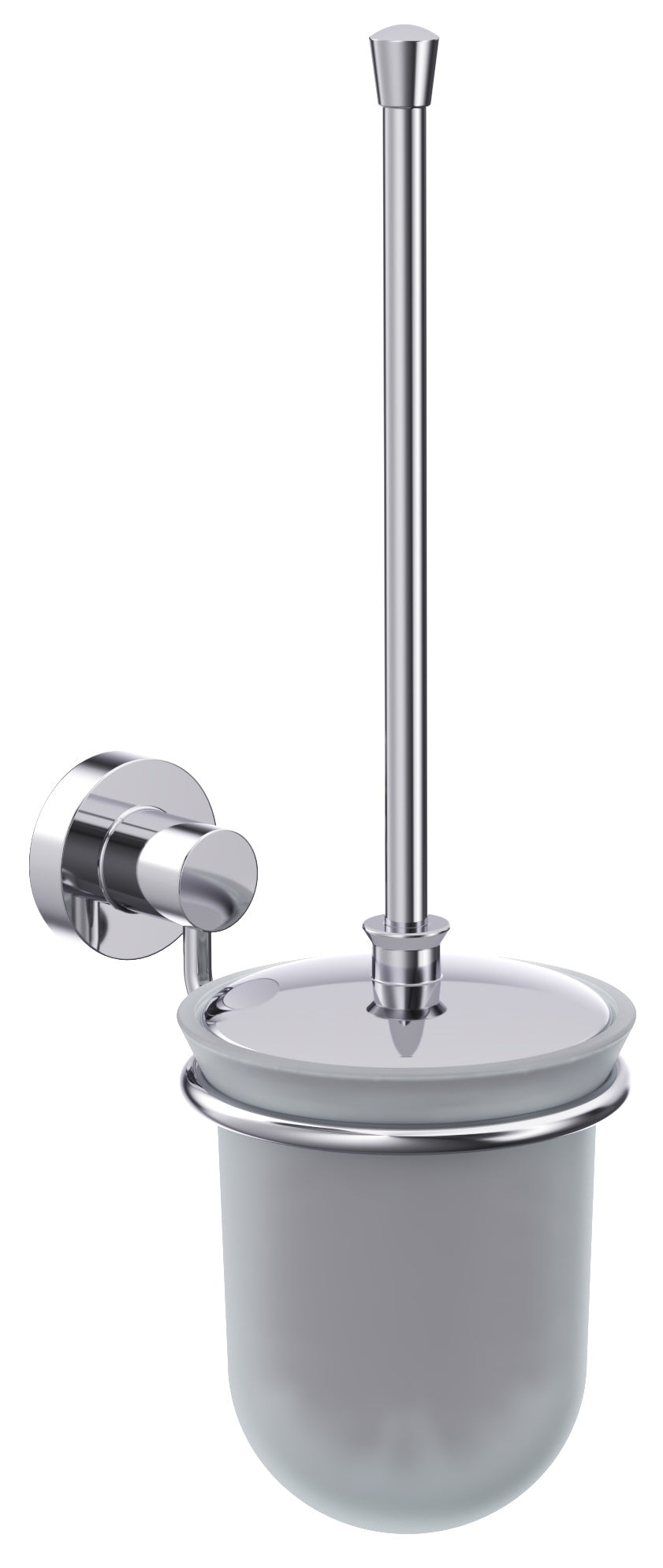 Master Tuvalet Fırçalık (buzlu Cam) Krom