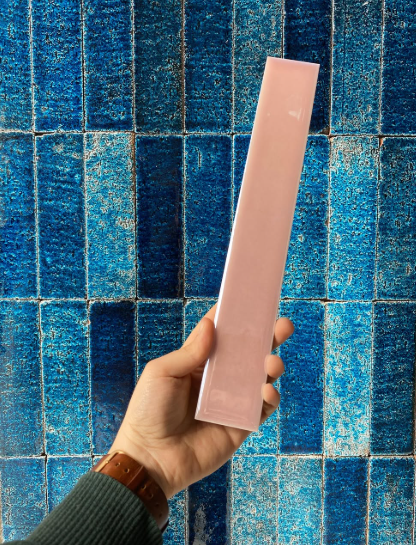 Art Mosaic Ocean Navy 6,5x21,5 El Yapımı Terracotta Seramik