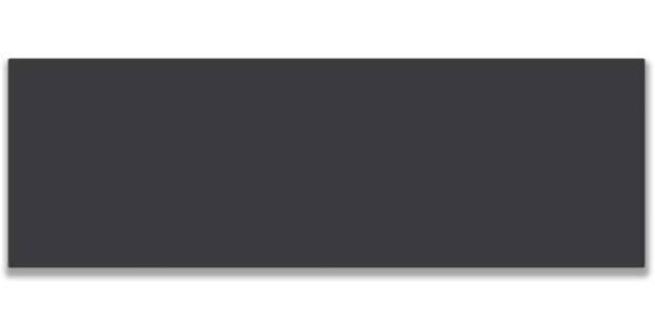 Art Mosaic Flat 10x40 / 4”x16” Dark Grey Glossy Duvar Karosu