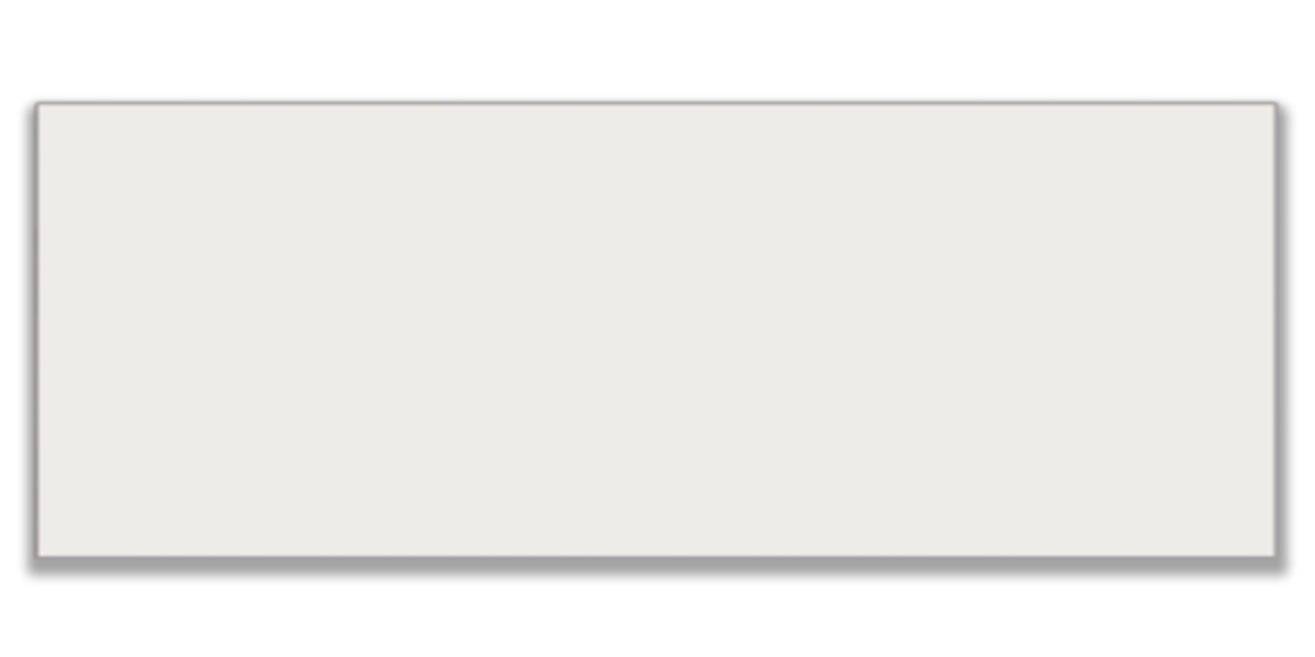 Art Mosaic Flat 10x30 / 4”x12” White Matt Duvar Karosu