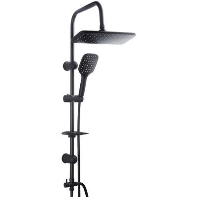 Siyam Defne Tepe Duş Seti,Siyah