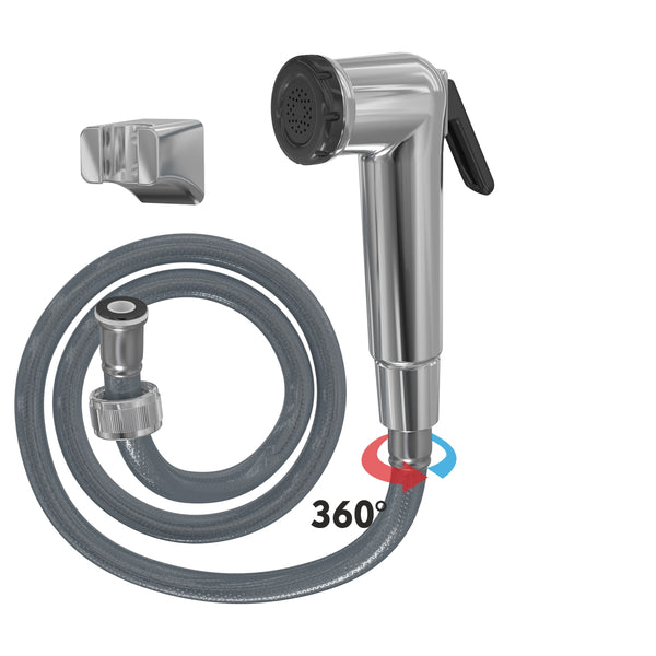 Mega Gri Hortumlu Dönerli Taharetmatik Takımı 1,20M