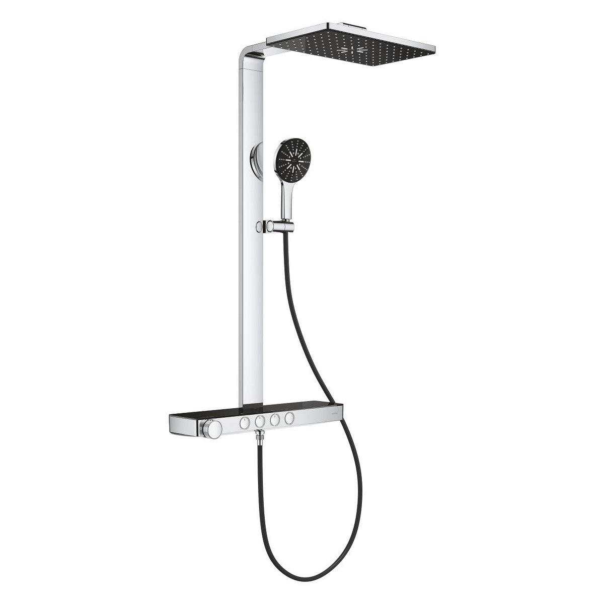 Grohe Rainshower  Aqua  Pure Duvara Monte Termostatik Bataryalı Duş Sistemi - 100961KI00