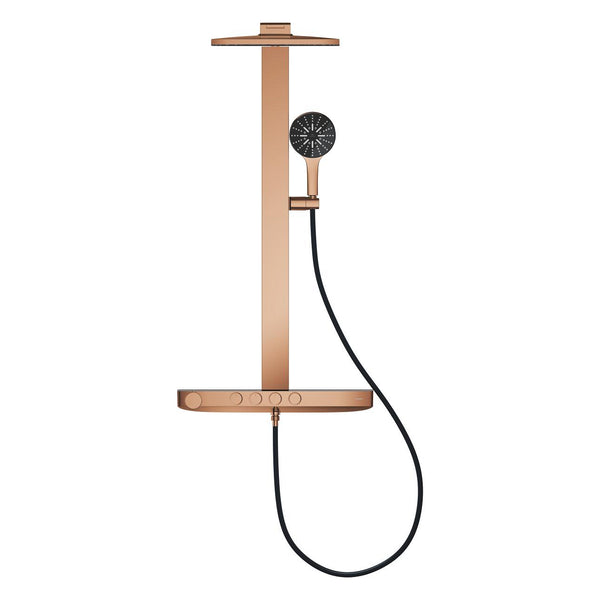 Grohe Rainshower  Aqua  Pure Duvara Monte Termostatik Bataryalı Duş Sistemi - 100964DA00