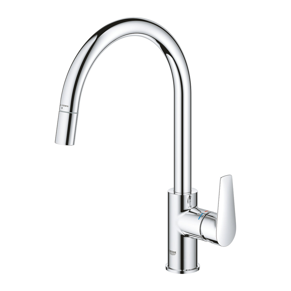 Grohe Bau Edge Tek Kumandalı Eviye Bataryası - 30536000