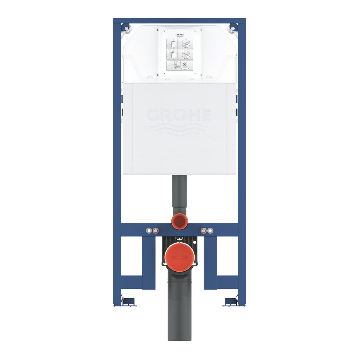 Grohe Rapid  S L  İnce Gömme  Rezervuar 88.9 Mm, 1.13 M Montaj Derinliği Ile - 39687000