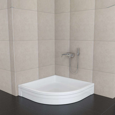 90x90x16 Oval Panelli Duş Teknesi