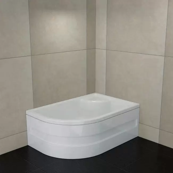 120x80x44 Asimetrik Sağ Oturmalı Mini Küvet