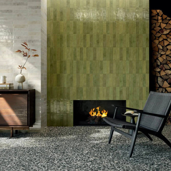 Villeroy & Boch Urban Art Serisi 6 x 25 cm Moss Green Glossy