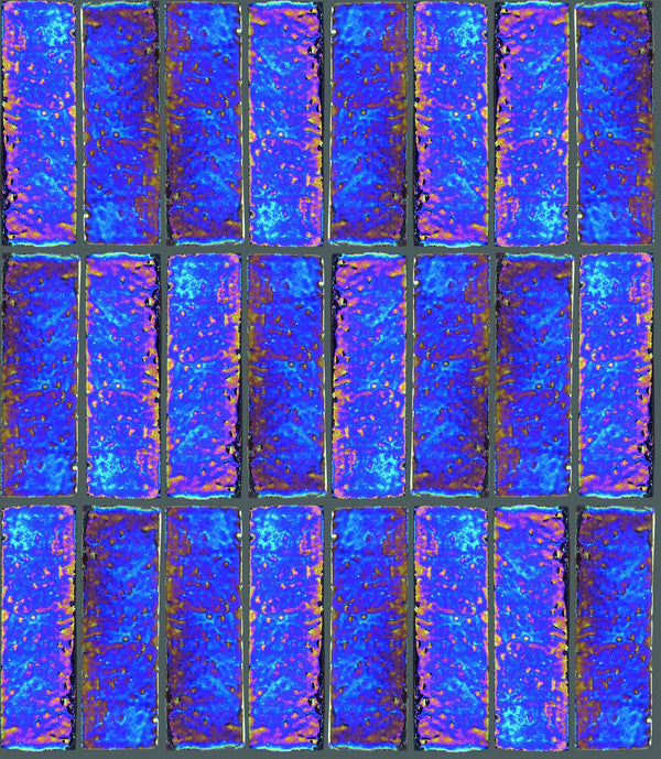 Art Mosaic Pearl Black 6,5x21,5 El Yapımı Terracotta Seramik