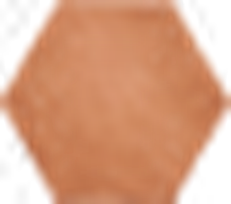 Art Mosaic Artisan Hexagon 15x17 / 6"  Orange Glossy Duvar Karosu