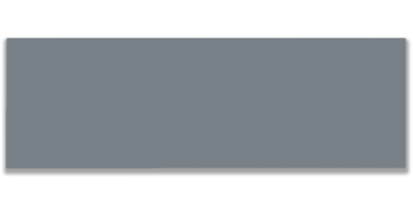 Art Mosaic Flat 10x40 / 4”x16” Grey Glossy Duvar Karosu