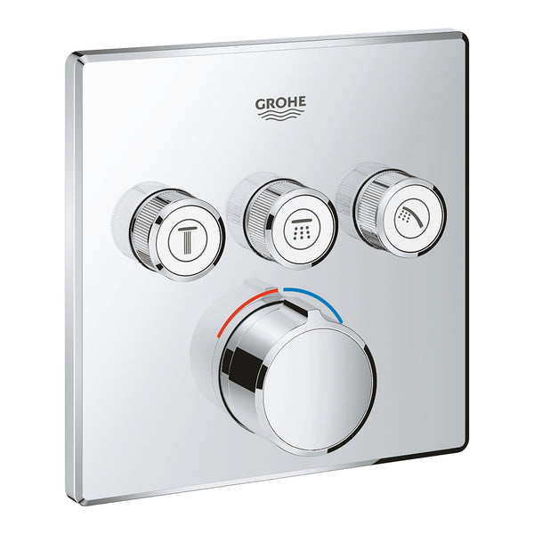 Grohe Ankastre Banyo Bat. 3 Çıkışlı SmartControl Krom - 29149000